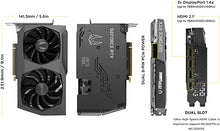 Load image into Gallery viewer, ZOTAC GAMING GeForce RTX 3070 Twin Edge OC 8GB GDDR6 256-bit 14 Gbps PCIE 4.0 Gaming Graphics Card, IceStorm 2.0 Advanced Cooling, White LED Logo Lighting, ZT-A30700H-10P