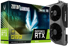 Load image into Gallery viewer, ZOTAC GAMING GeForce RTX 3070 Twin Edge OC 8GB GDDR6 256-bit 14 Gbps PCIE 4.0 Gaming Graphics Card, IceStorm 2.0 Advanced Cooling, White LED Logo Lighting, ZT-A30700H-10P