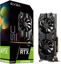 Load image into Gallery viewer, EVGA GeForce RTX 2060 Super SC Ultra Gaming, 08G-P4-3067-KR, 8GB GDDR6, Dual HDB Fans, Metal Backplate