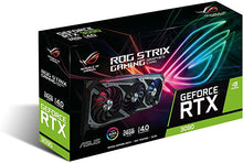 Load image into Gallery viewer, ASUS ROG Strix NVIDIA GeForce RTX 3090 OC Edition Gaming Graphics Card (PCIe 4.0, 24GB GDDR6X, HDMI 2.1, DisplayPort 1.4a, Axial-tech Fan Design, 2.9-Slot, Super Alloy Power II, GPU Tweak II)