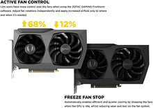 Load image into Gallery viewer, ZOTAC GAMING GeForce RTX 3070 Twin Edge OC 8GB GDDR6 256-bit 14 Gbps PCIE 4.0 Gaming Graphics Card, IceStorm 2.0 Advanced Cooling, White LED Logo Lighting, ZT-A30700H-10P
