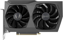 Load image into Gallery viewer, ZOTAC GAMING GeForce RTX 3070 Twin Edge OC 8GB GDDR6 256-bit 14 Gbps PCIE 4.0 Gaming Graphics Card, IceStorm 2.0 Advanced Cooling, White LED Logo Lighting, ZT-A30700H-10P
